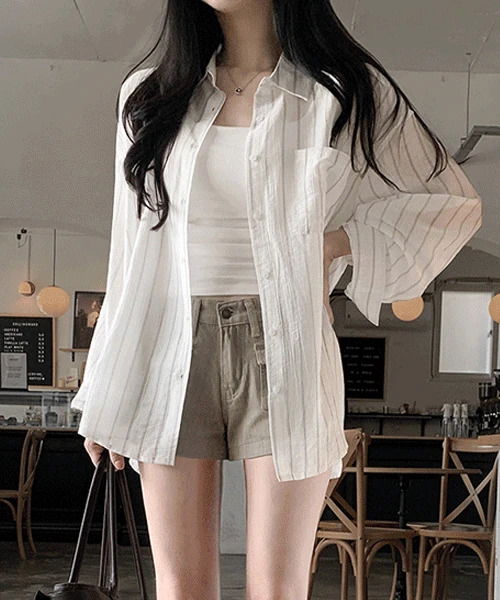 에센 코지 ST 박시 남방