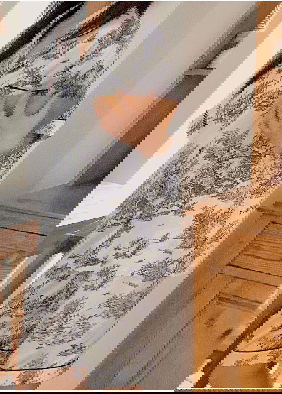 리리앤코 마쥬데앙 실크 배색 파이핑 밴딩 잠옷 세트