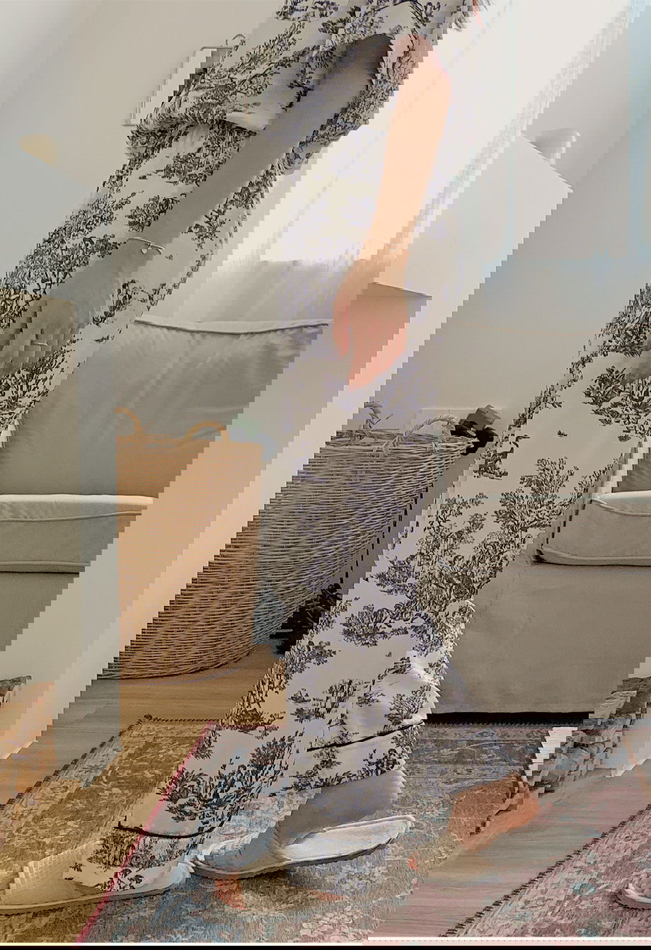 리리앤코 마쥬데앙 실크 배색 파이핑 밴딩 잠옷 세트