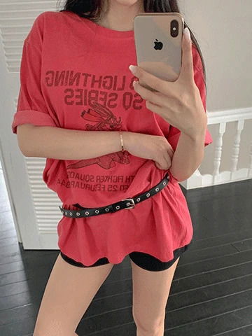 金屬環皮革腰帶