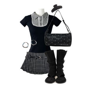 Dailyfashion,Skirt,Daily,Blouse,y2k,contest,codicontest 코디