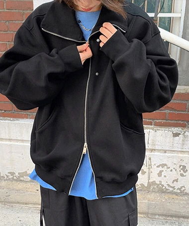 Ueno Rivet Two Way Zip Up Jacket