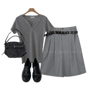 ShortPants,ShortSleeve,loafers 코디