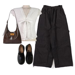 pants,blouses,loafers 코디