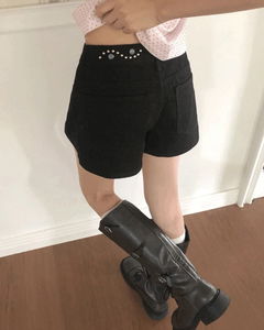 Boick Studded Cotton Shorts