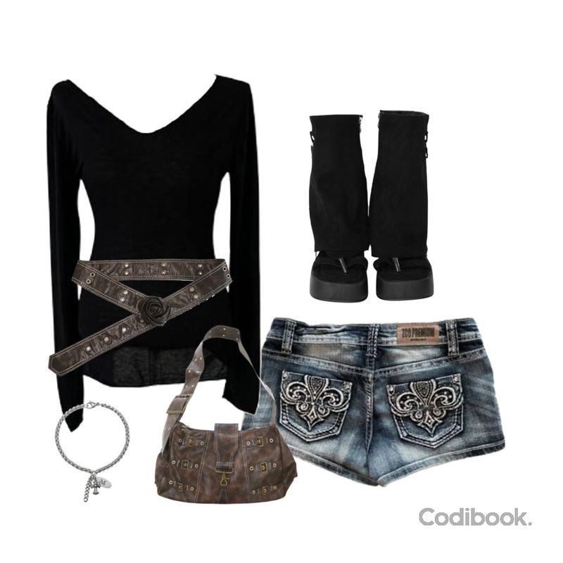 wonderwonder 베룸 빈티지 레더 와이드 스트랩 버클 크로스백,binary01 콘트라 워머 부츠,wonderwonder 유키아 로즈 빈티지 스냅 레더 벨트등을 매치한 코디