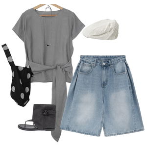 blouses,ShortPants,necklace 코디