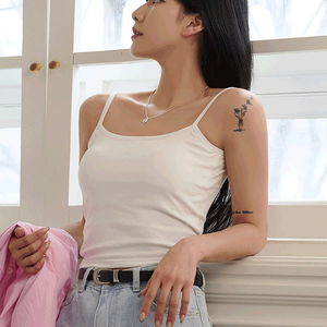 들뜸없는 캡내장 기본 브라탑 무지 이너 나시 4color