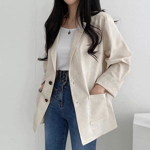 Cool linen jacket 3 colors