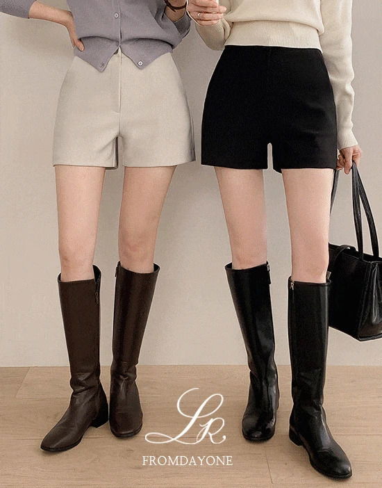 メイド)ファインド伸縮性ショートパンツ