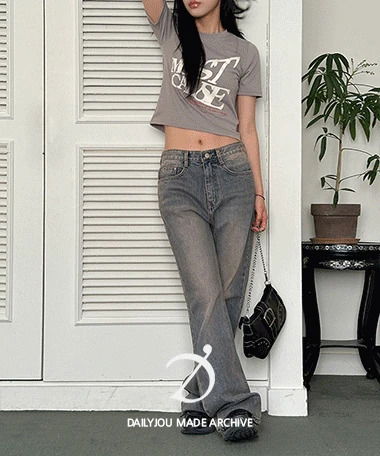 Pesto Vintage Denim Flared Pants