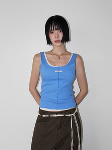 EDGE LABEL SLEEVELESS