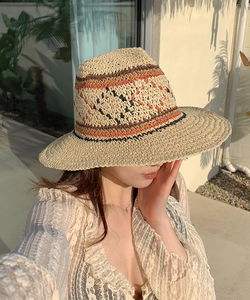 Raffia Panama hat, straw hat, rattan cowboy safari hat, fedora, bucket hat, bohemian hippie