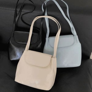 레인 레더 가죽 스퀘어 숄더백 3 color