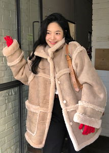 네이브 오버핏리버시블무스탕 (2color)