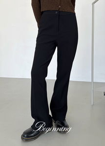 텐션 히든 밴딩슬랙스 (부츠컷/와이드)(4color)