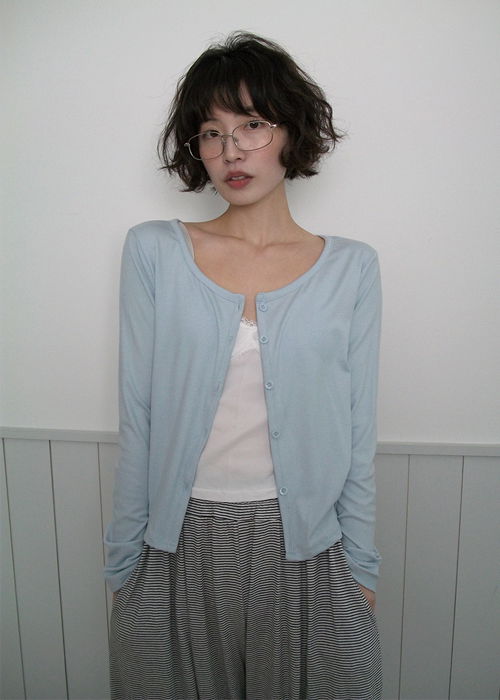 Soft Cardigan & Lace Cap Sleeveless SET 套裝