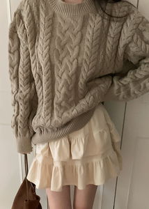 Nick Cable Loose Knitwear