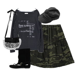 skirt,LongSleeve,boots 코디