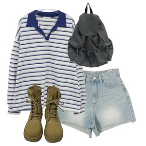 ShortPants,LongSleeve,boots 코디
