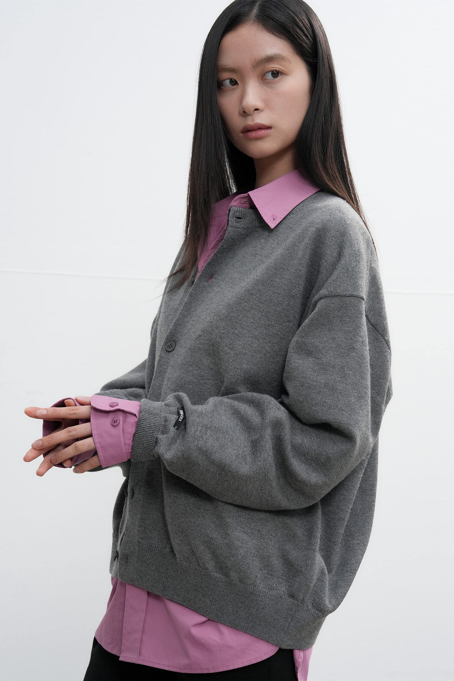 UNISEX 컴포트 크루넥 가디건