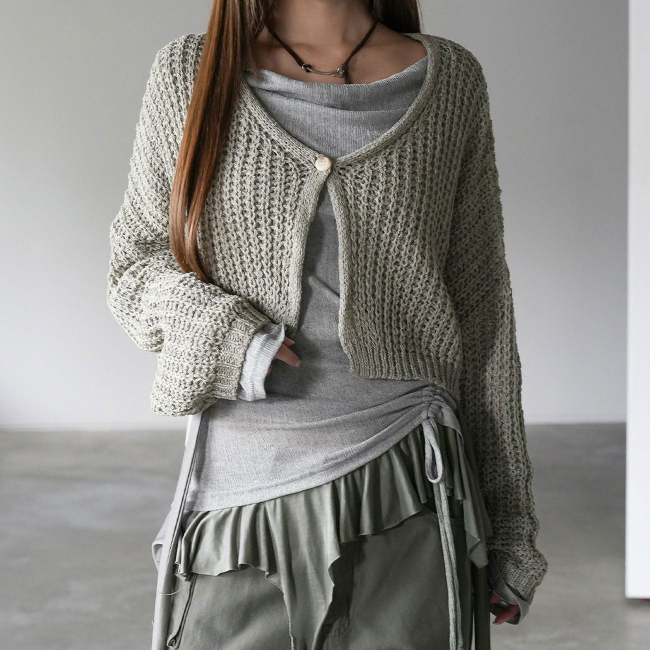 Devon Linen Knitwear Cardigan