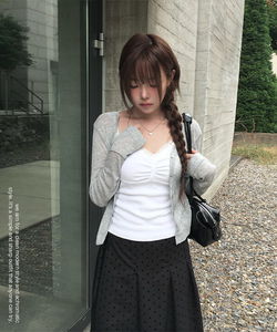 Namo V-Neck loose fit daily cardigan