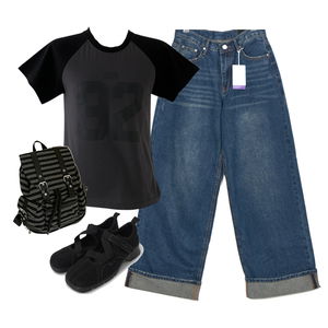 jeans,ShortSleeve,flats 코디