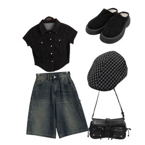 블랙,개강,헌팅캡,꾸안꾸 코디