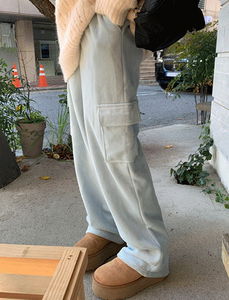 Dunns banding fleece cargo pants