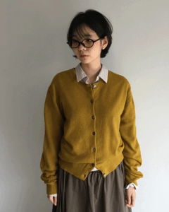 Fine Merino Wool Cardigan *Ivory, Olive Available for Same-Day Shipping