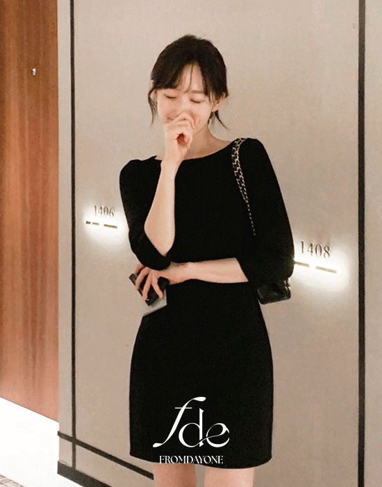 针织连衣裙