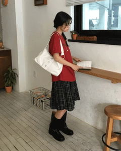 Wire Eyelet Hobo Bag *Brown Same-Day Shipping Available