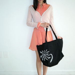 leaf tote bag (3color)