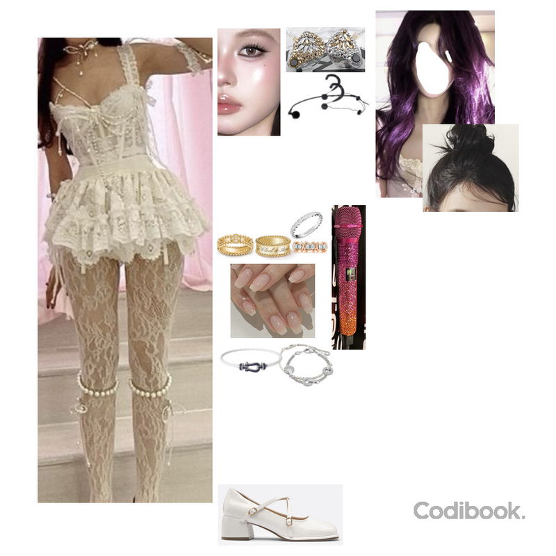 등을 매치한 코디