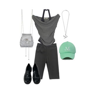 夏,summer,mint,gray,ootd,codibook,ｺｰﾃﾞｨﾌﾞｯｸ,navicode 코디