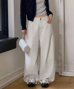 Pins Overfit Wide Cotton Pants - 4 Colors