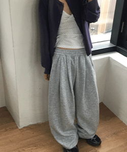 Seri pintuck wide training pants