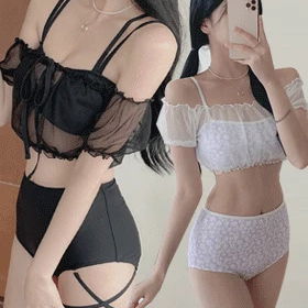 큐티반팔시스루커버업T(2c)