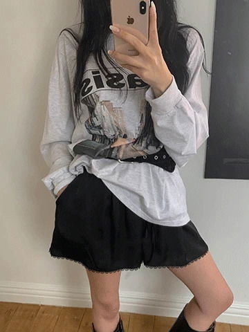 로제 레이스 샤틴 밴딩PT