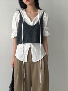 Lambswool Knitwear Bustier