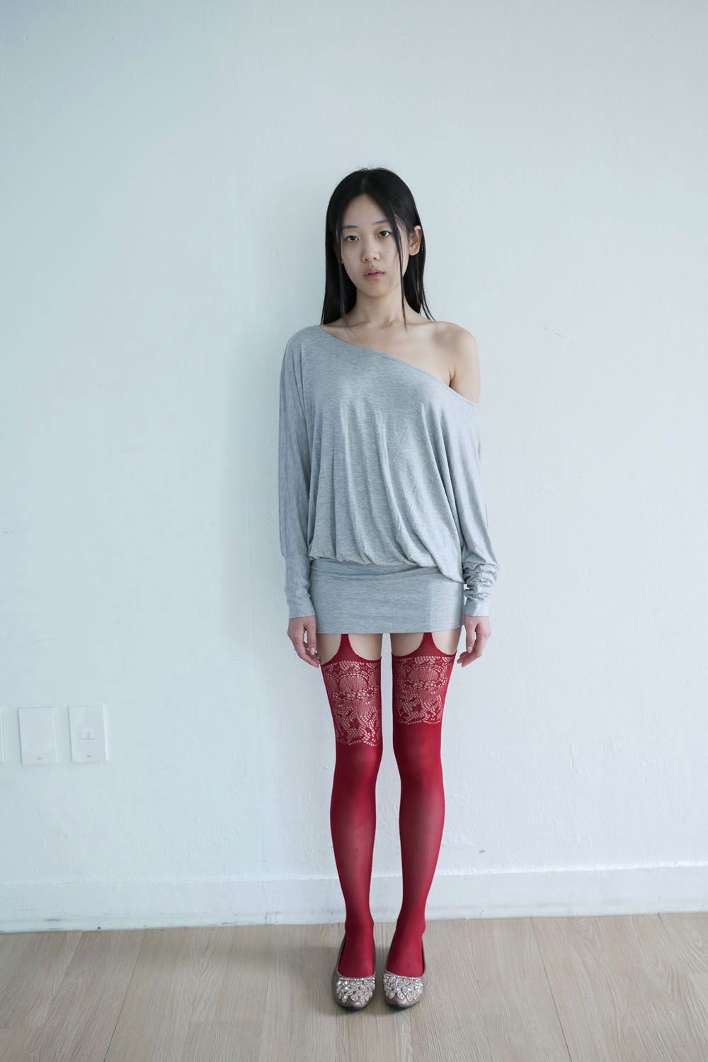 드레스 모델 착용 이미지-S1L14