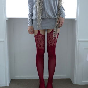 ) suspender garter stocking (5color)