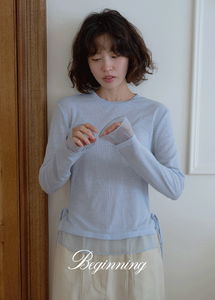 Heid Ribbon Layered Tee