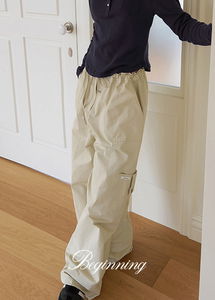 아웃포켓 스트링 카고 팬츠 (2color)