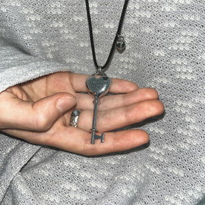 rope key necklace