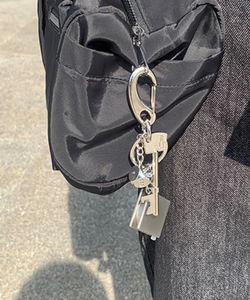 オリエシルバーペンダントキーリング