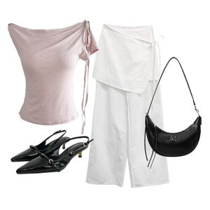 pants,ShortSleeve,heels 코디