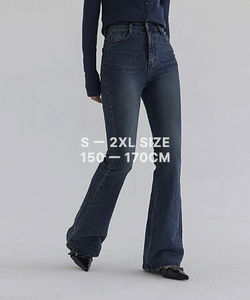 타벤 스판 워싱 부츠 컷 데님 팬츠