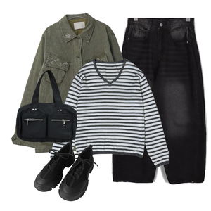 jeans,jacket,knitwears 코디